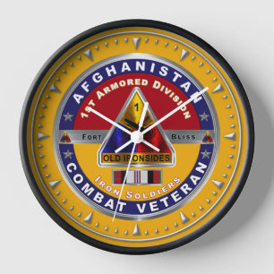 1st Armored Division Afghanistan Veteran  Clock