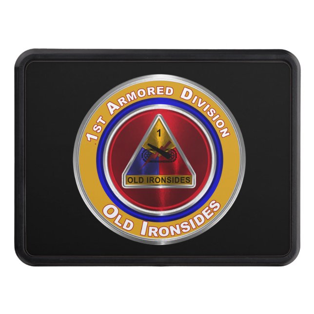 1st Armoured Division Customized Design Trailer Hitch Cover (Front)