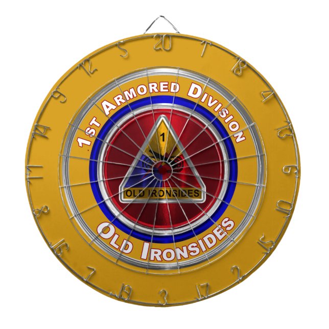 1st Armoured Division  Dartboard (Front)
