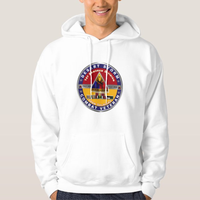 1st Armoured Division Desert Storm  Hoodie (Front)