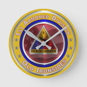 1st Armoured Division Keepsake Round Clock