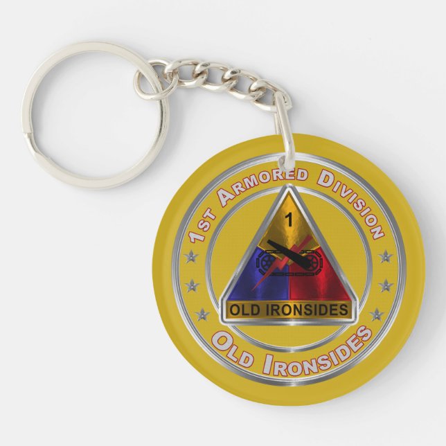 1st Armoured Division  Keychain (Front)