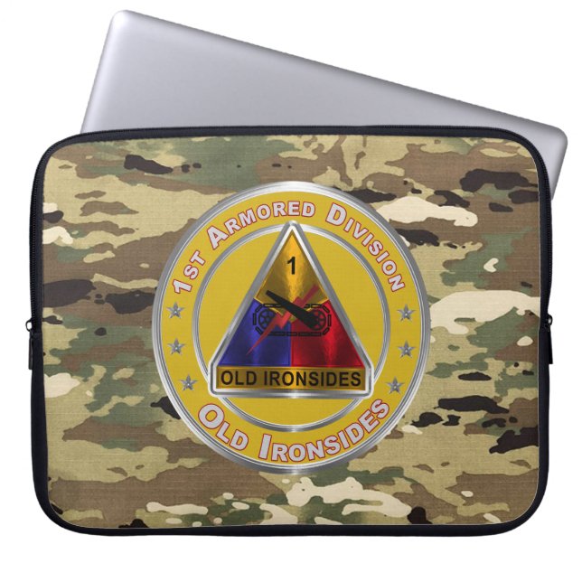 1st Armoured Division Laptop Sleeve (Front)