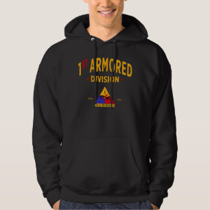 1st Armoured Division "Old Ironsides" Badge Hoodie