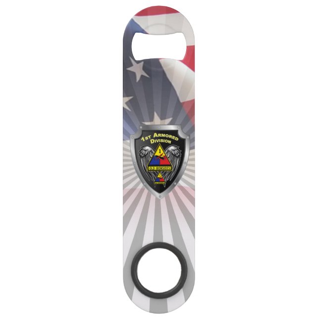 1st Armoured Division “Old Ironsides” Bar Key (Front)