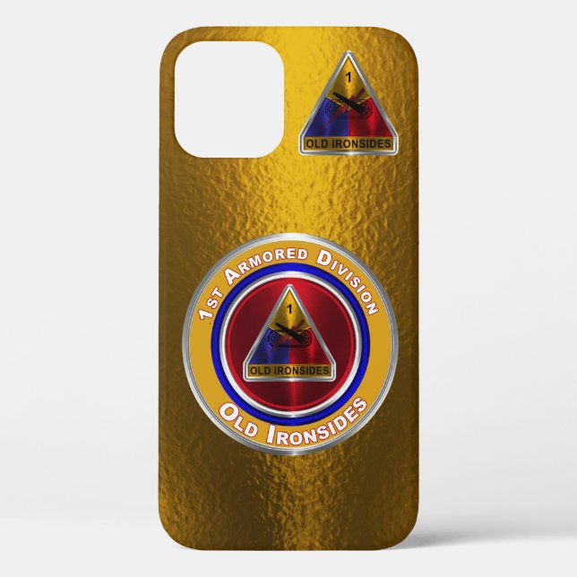 1st Armoured Division “Old Ironsides” Customized Case-Mate iPhone Case (Back)