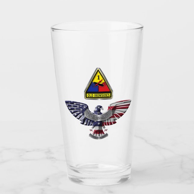 1st Armoured Division “Old Ironsides” Eagle Glass (Front)