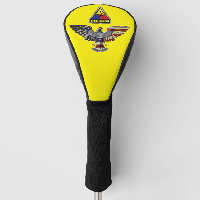 1st Armoured Division “Old Ironsides” Golf Head Cover (Front)