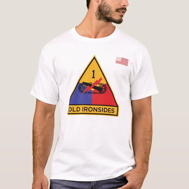 1st Armoured Division "Old Ironsides" T-Shirt (Front)