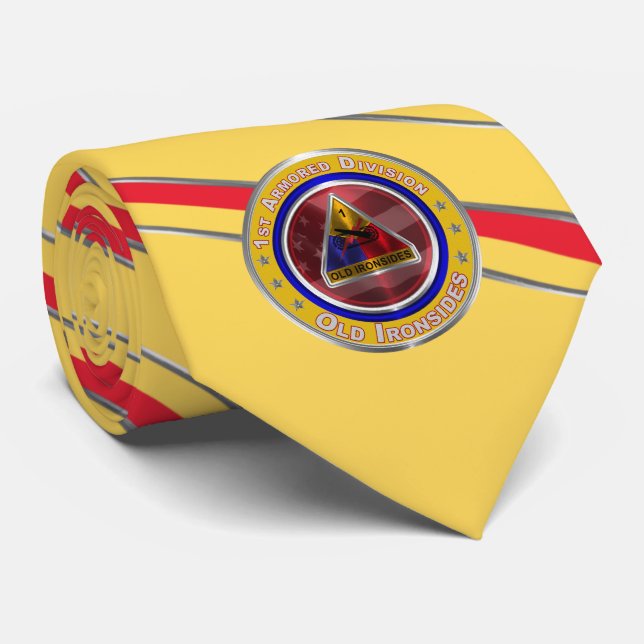 1st Armoured Division “Old Ironsides” Tie (Rolled)