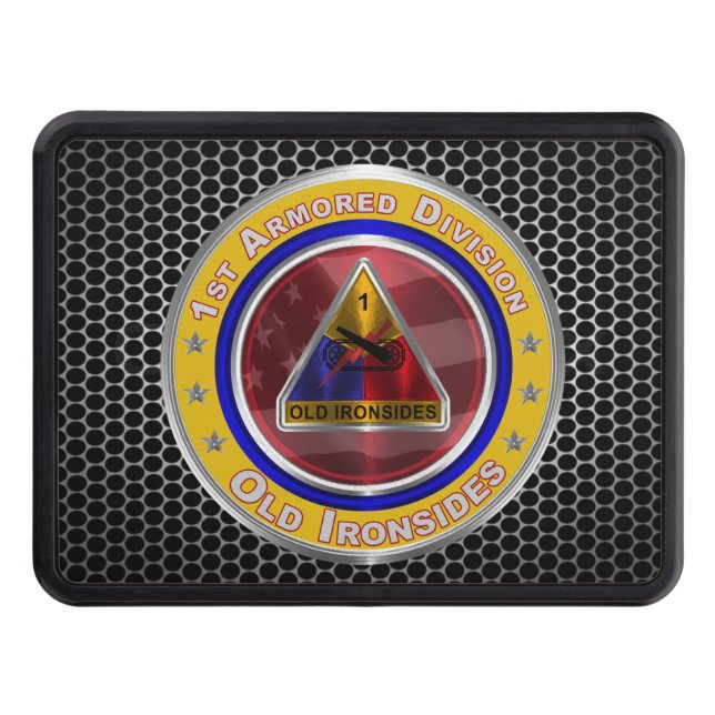 1st Armoured Division “Old Ironsides”  Trailer Hitch Cover (Front)