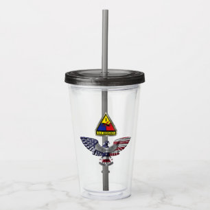 1st Armoured Division “Old Ironsides” Veteran Acrylic Tumbler