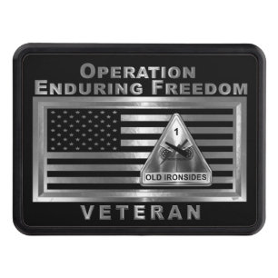 1st Armoured Division Operation Enduring Freedom Trailer Hitch Cover