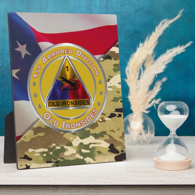 1st Armoured Division Plaque (Side)