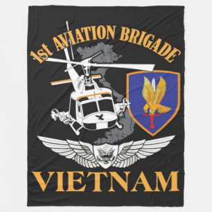 1st AVIATION BRIGADE Fleece Blanket