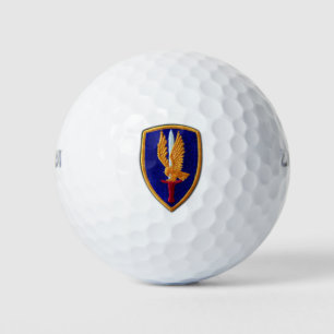 1st Aviation Brigade Golden Hawks vietnam nam war Golf Balls