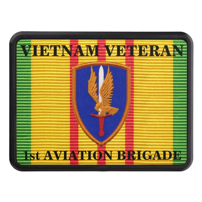 1st Aviation Brigade VSM Ribbon Hitch Cover (Front)