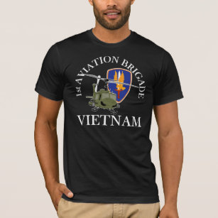 1st AVN BDE Vietnam Vet Huey T-Shirt