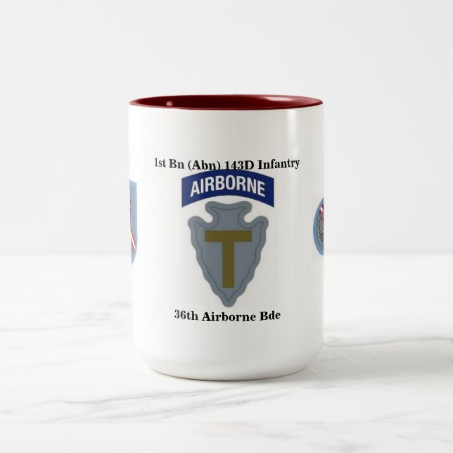 1st Battalion 143rd Infantry 36th Abn Bd Mug (Center)