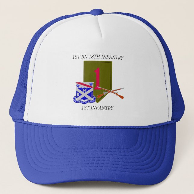 1ST BATTALION 18TH INFANTRY 1ST INFANTRY HAT (Front)