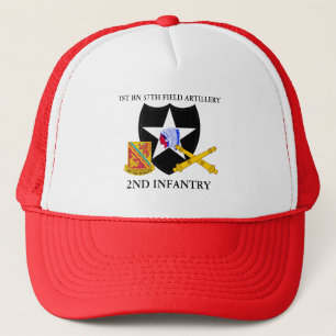 1ST BATTALION 37TH FIELD ARTILLERY 2ND INFANTRY TRUCKER HAT