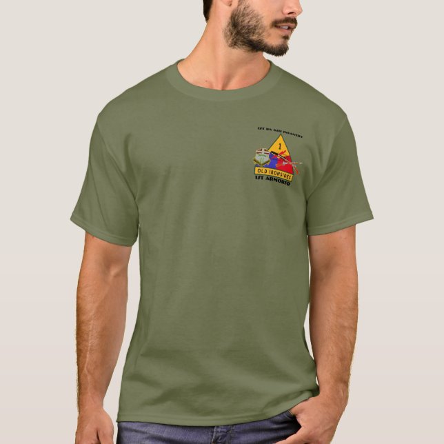 1ST BATTALION 6TH INFANTRY 1ST ARMORED SHIRT (Front)