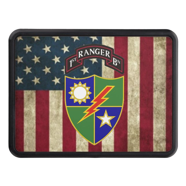 1st Battalion - 75th Ranger Regiment - Hitch Cover (Front)