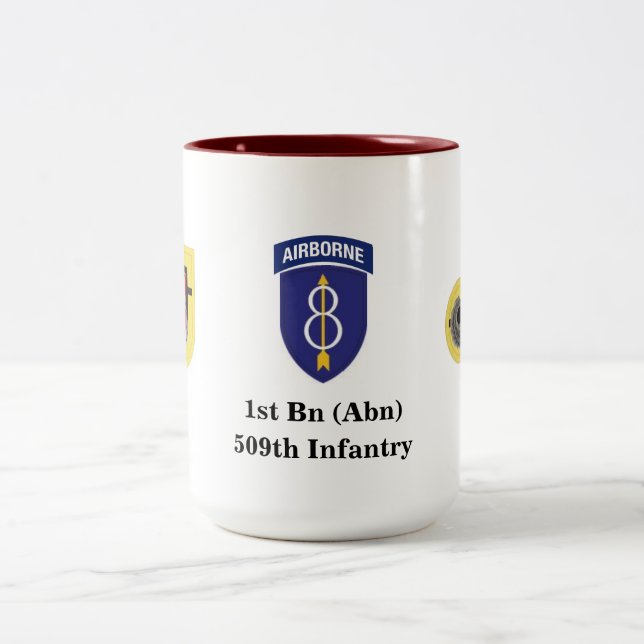 1st Battalion (Abn) 509th Infantry Mug (Center)