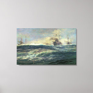 1st Battle Squadron of Dreadnoughts Canvas Print
