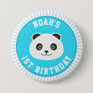 1st Birthday 3 Inch Round Button