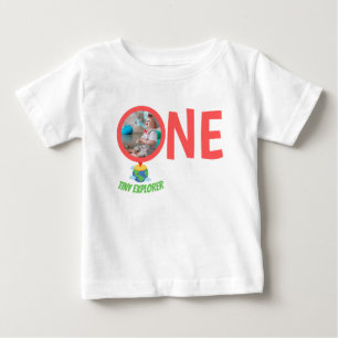 1ST BIRTHDAY BABY CLOTHES CUSTOM PHOTO T-Shirt