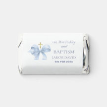 1st Birthday & Baptism Favour Hershey's Miniatures