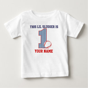 1st Birthday Baseball Personalized T-shirt