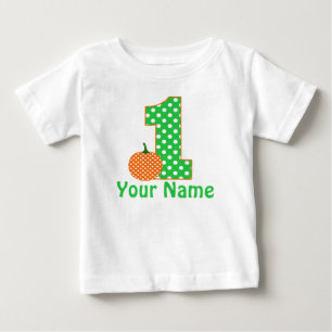 1st Birthday Boy Pumpkin T-Shirt