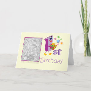 1st birthday card