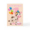 1st Birthday Card With Little Cow Cake And Balloon