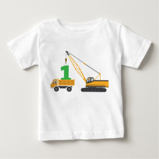 1st Birthday Construction Tee