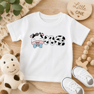 1st Birthday Cow Boy Party Baby T-Shirt