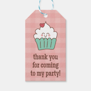 1st Birthday Cupcakes - Gift Tag