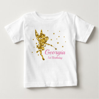 1st Birthday Fairy Baby T-Shirt