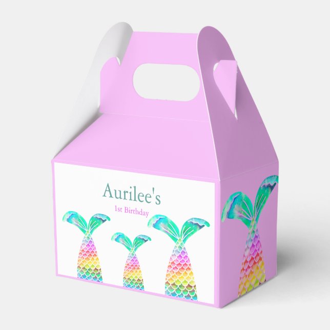 1st birthday Favour Box (Front Side)