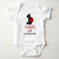 1st Birthday Girl - Lady Bug - 1 - Ladybug