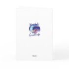 1st Birthday Granddaughter, Pink Elephant Card