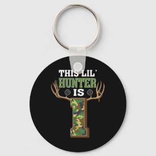 1st Birthday Hunting Deer 1 Year Old Hunter 1  Keychain