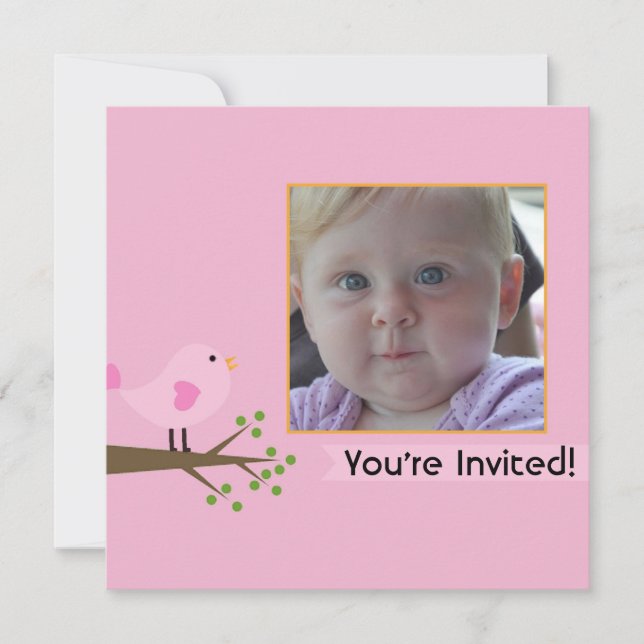 1st birthday invitation (Front)