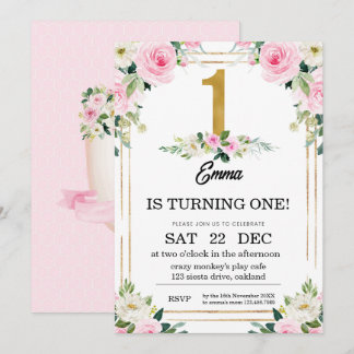 1st Birthday Invitation