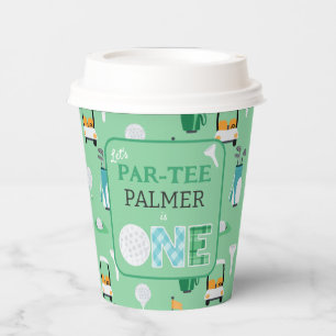 1st Birthday Let's Par-tee Golf Party Paper Cups