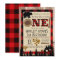 1st Birthday Little Bear Flannel Lumberjack Theme