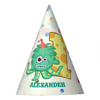 1st Birthday Monster Party Custom Hat