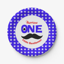 1st Birthday One Little Gentleman Personalized